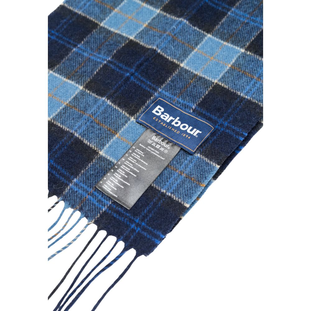 Blue Wool Scarf