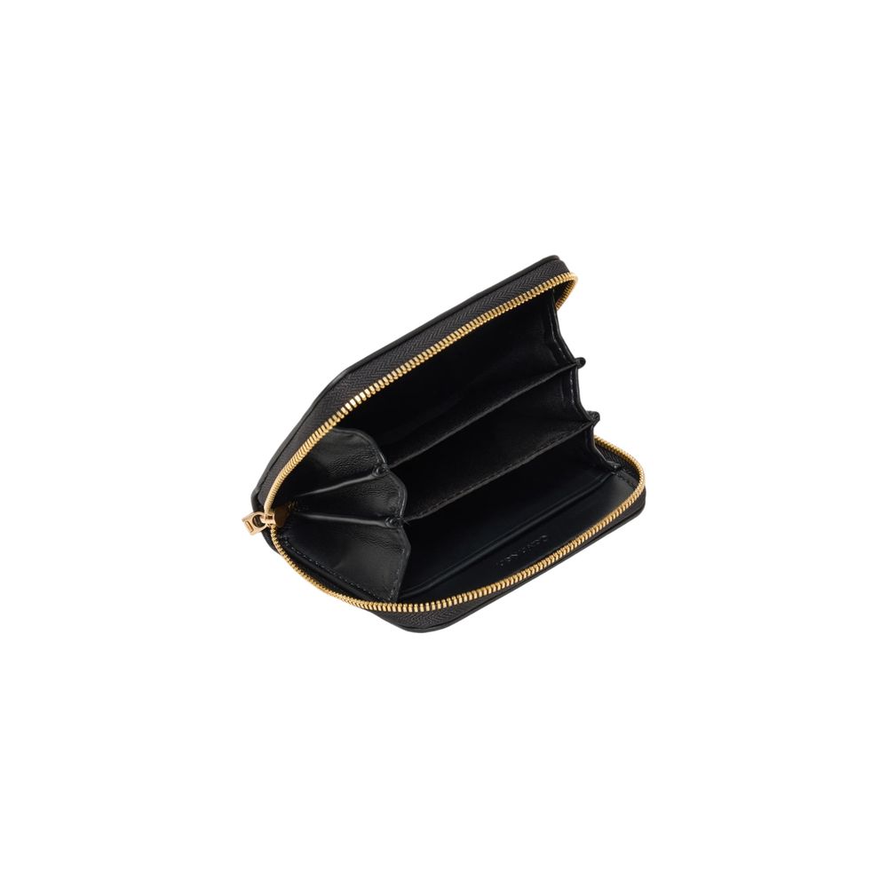 Black Artificial Leather Wallet