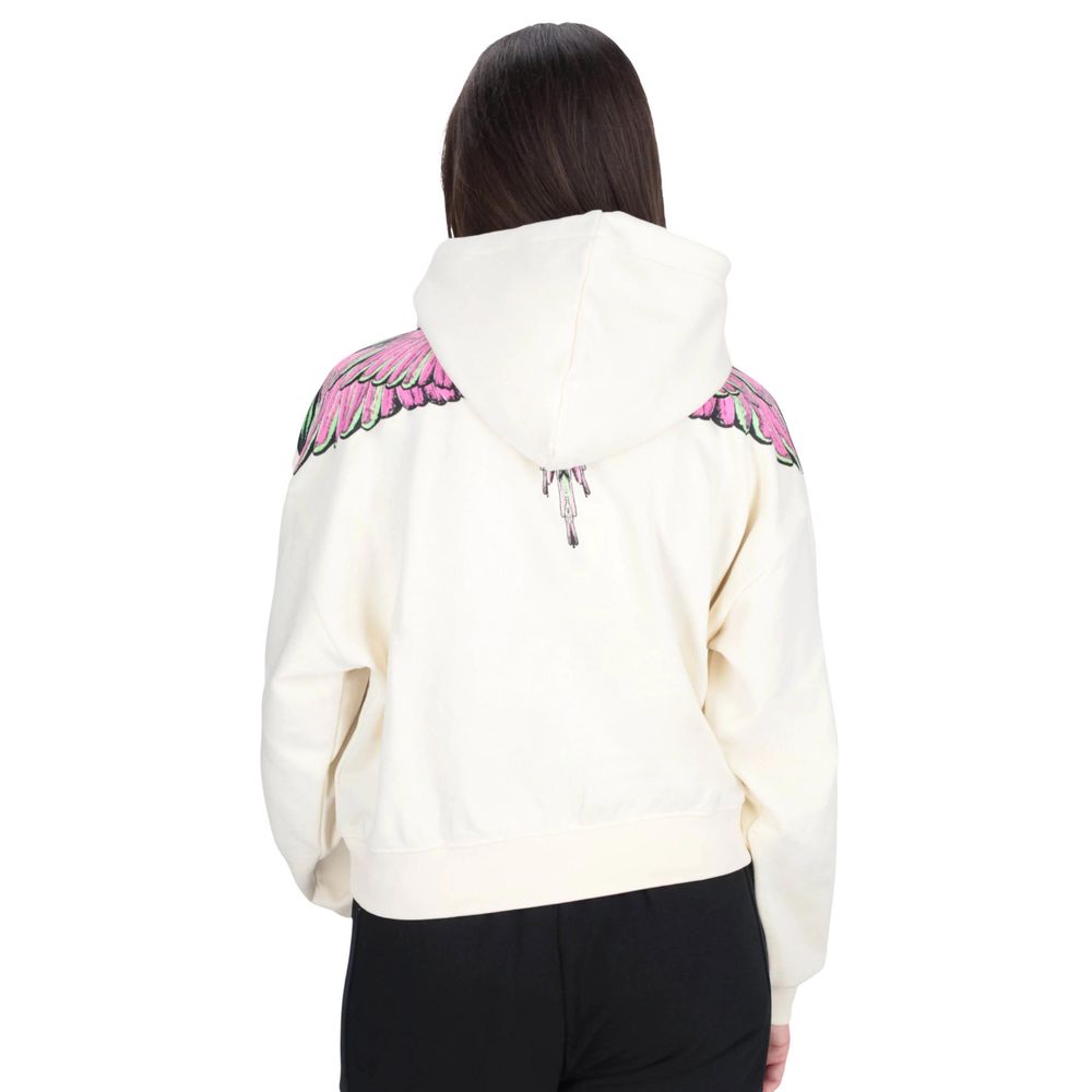 White Cotton Hoodie