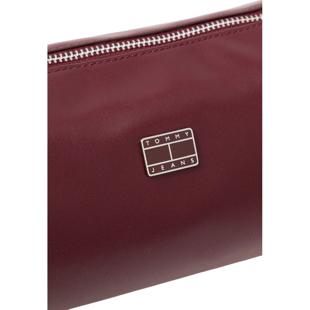 Bordeaux Artificial Leather Handbag