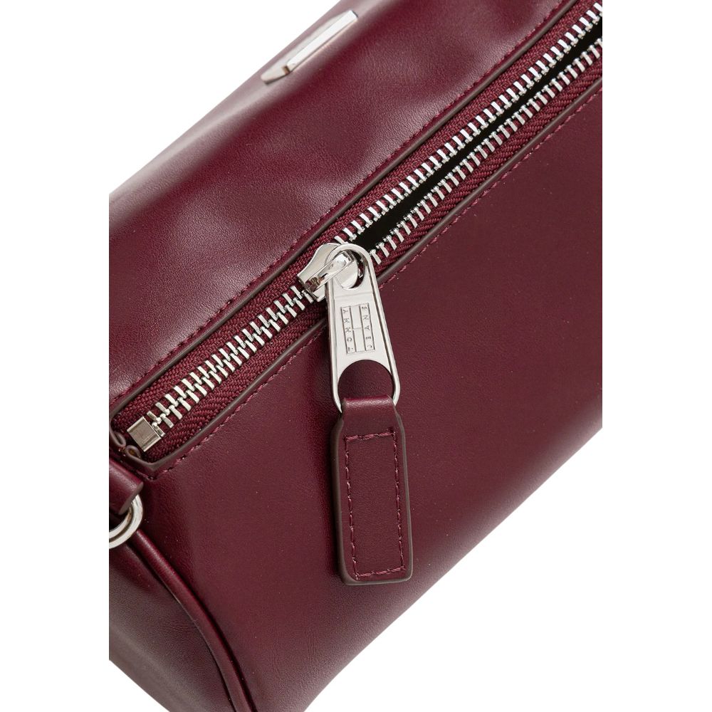Bordeaux Artificial Leather Handbag