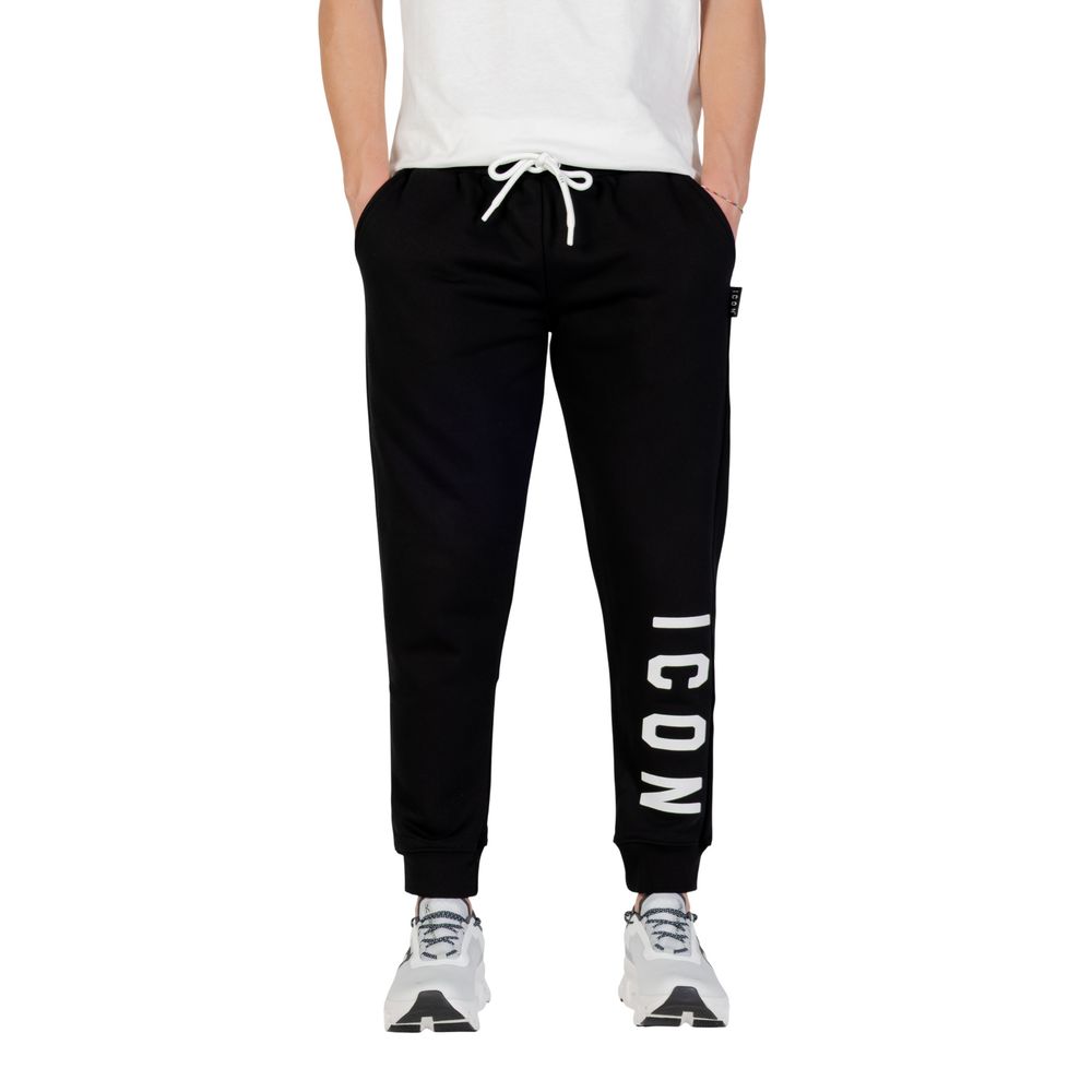 Black Cotton Joggers (Workout Pants)