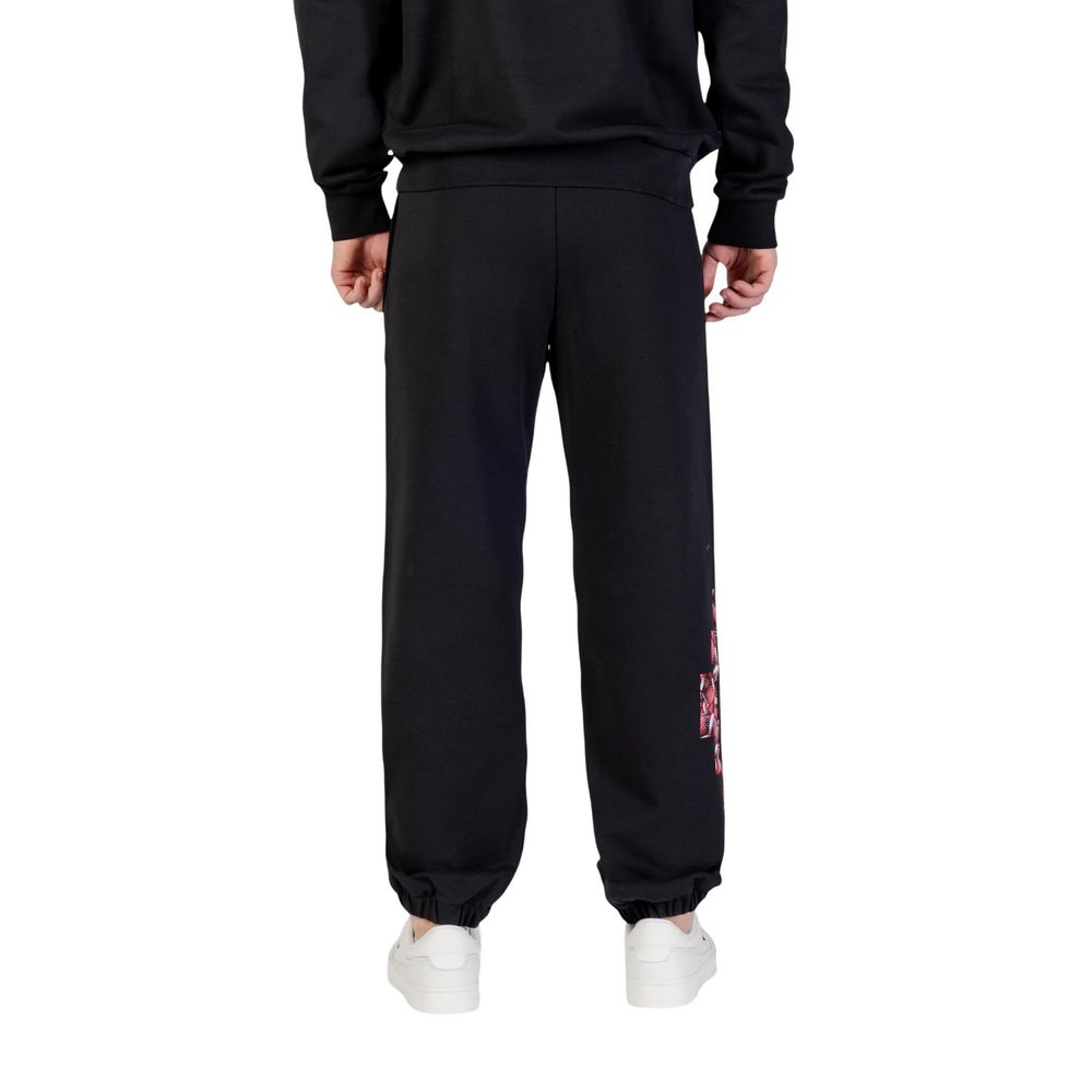 Black Cotton Joggers (Workout Pants)