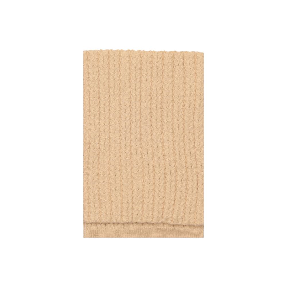 Beige Polyester Scarf