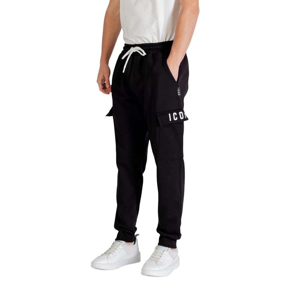 Black Cotton Joggers (Workout Pants)
