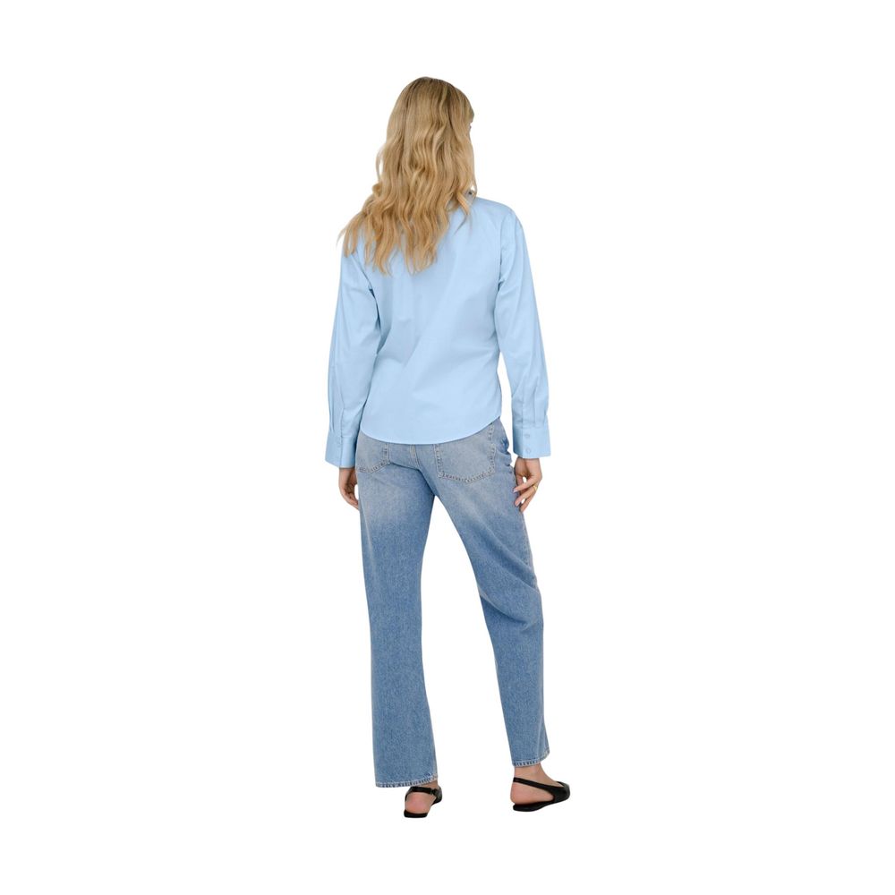 Blue Cotton Blouse