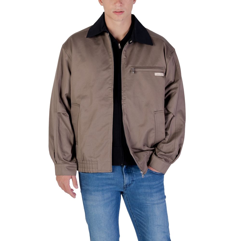Brown Cotton Bomber