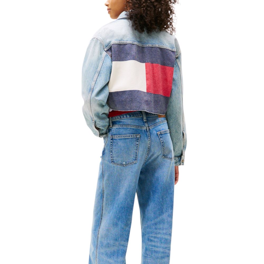 Light Blue Recycled Cotton Denim Jacket