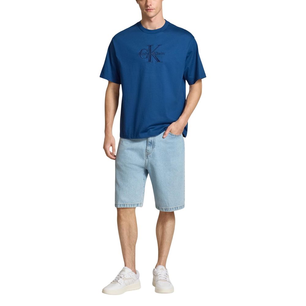 Blue Cotton T-Shirt