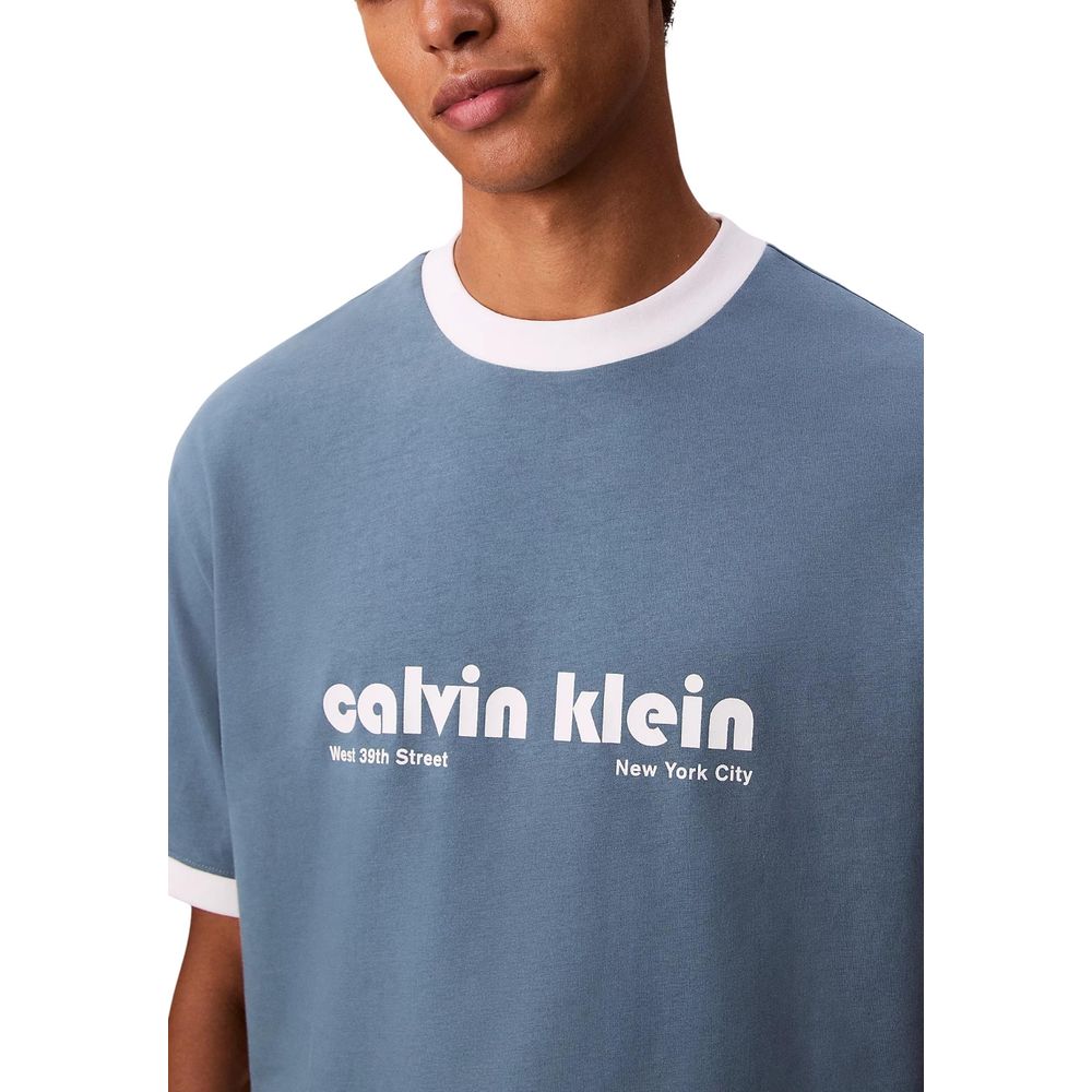 Blue Cotton T-Shirt