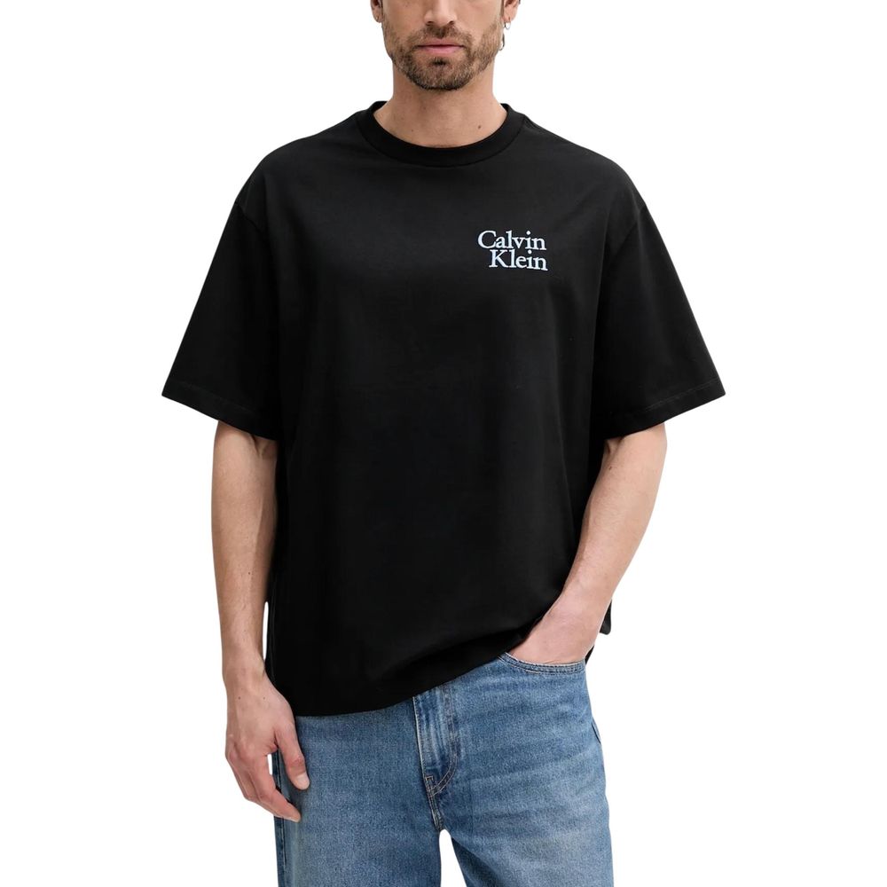 Black Cotton T-Shirt