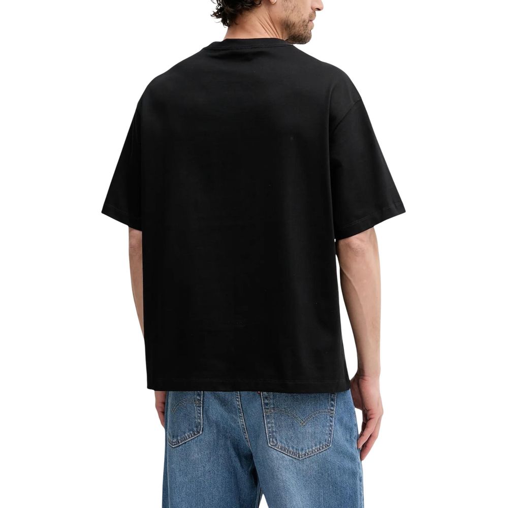 Black Cotton T-Shirt