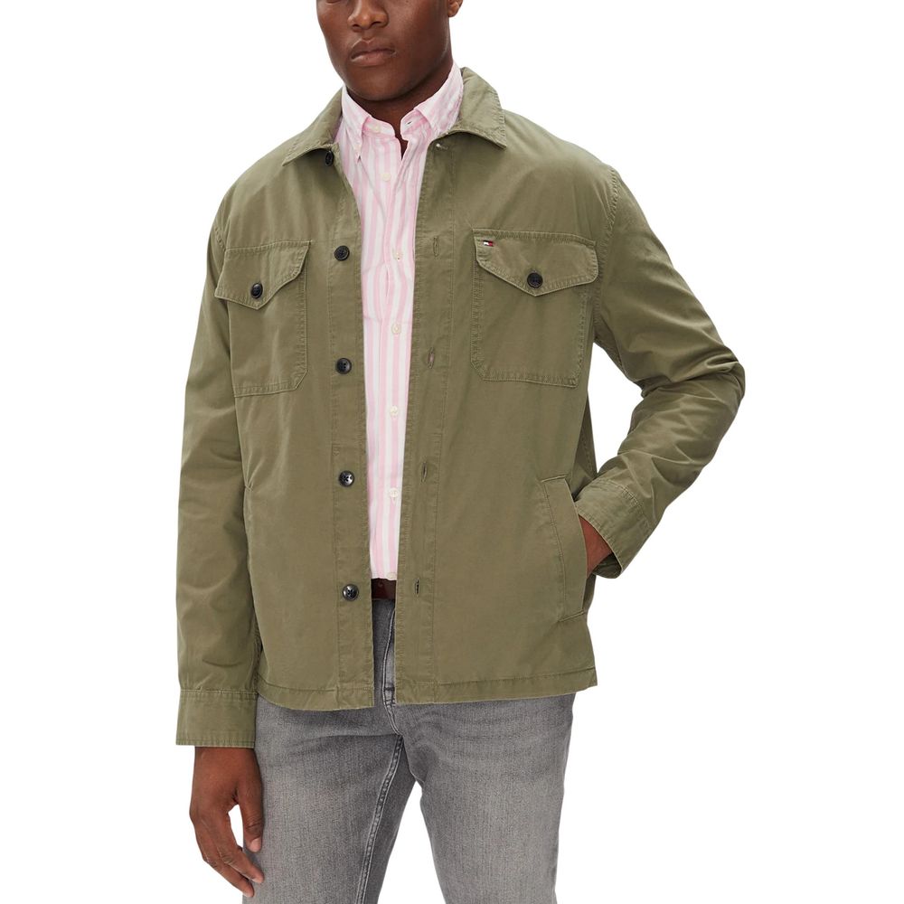 Bicolor Recycled Cotton Coat