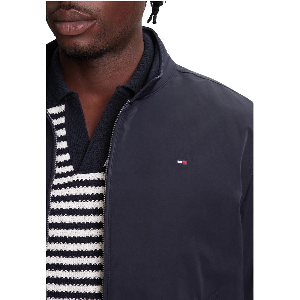 Blue Recycled Polyester Bomber