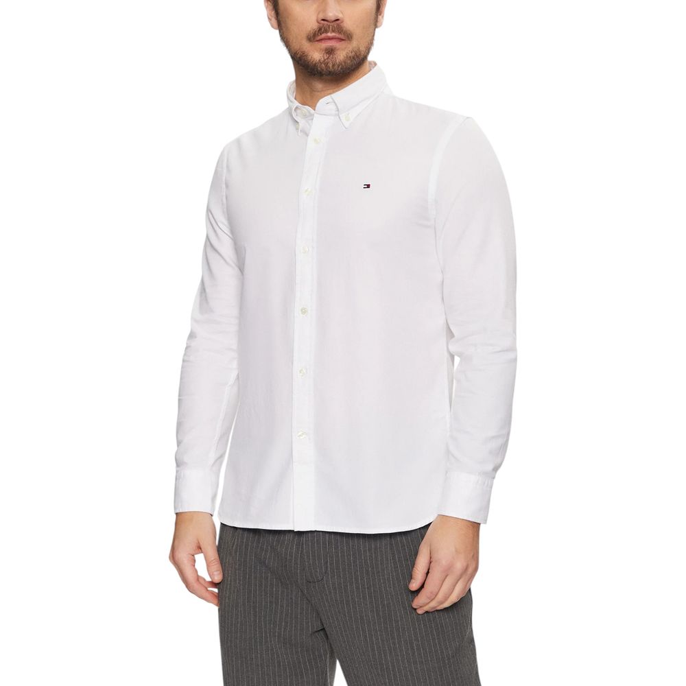 White Recycled Cotton Dress Shirt