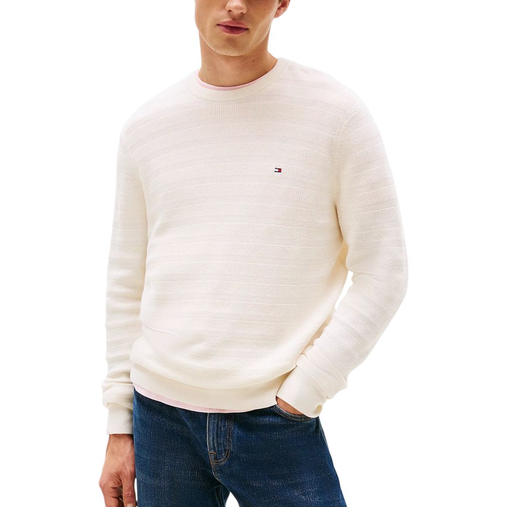 Beige Recycled Cotton Sweatshirt