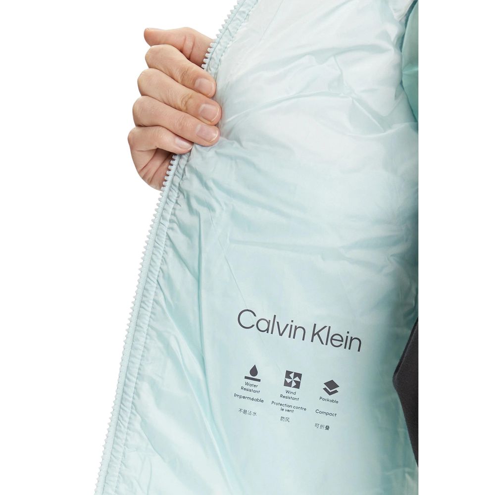 Turquoise Polyamide Shell Jacket