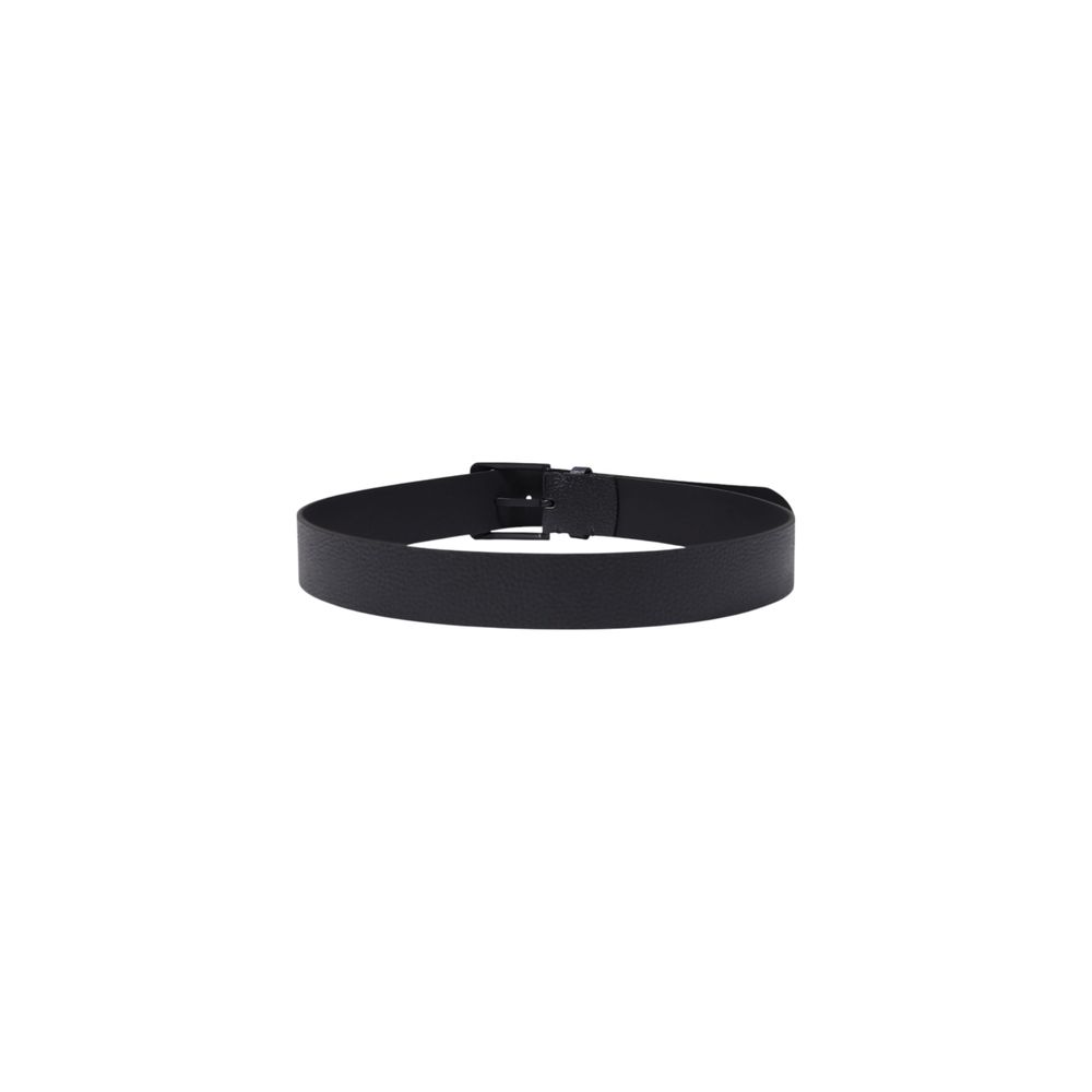 Black Leather Regular Belt