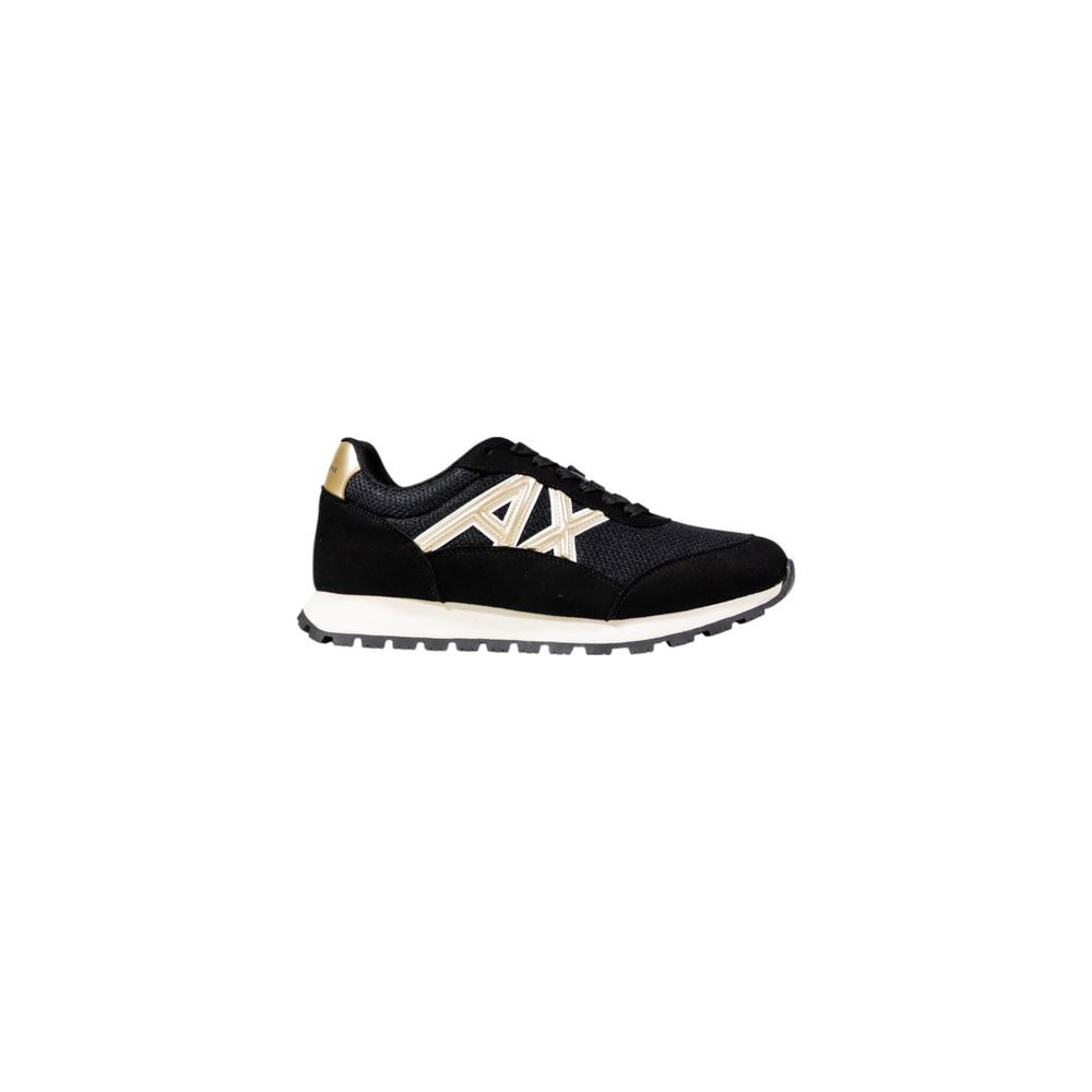 Bicolor Polyester Athletic Sneakers