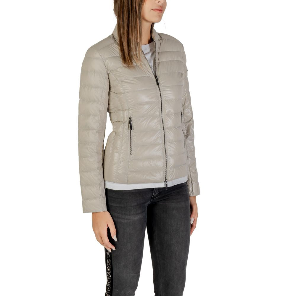 Beige Polyamide Coat