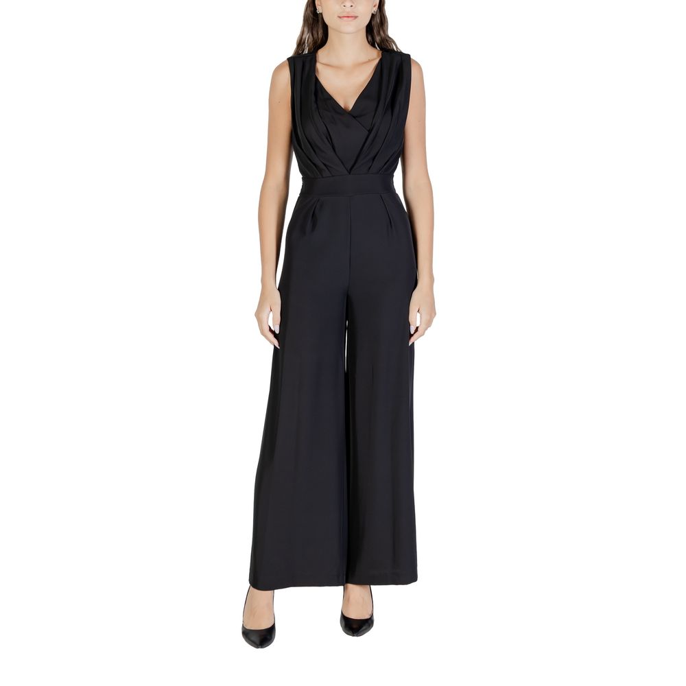 Black Polyester Jumpsuit