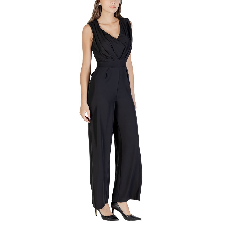 Black Polyester Jumpsuit