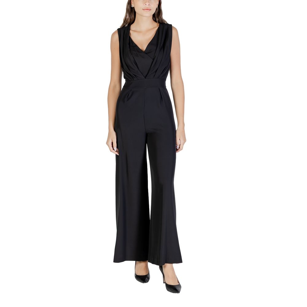 Black Polyester Jumpsuit