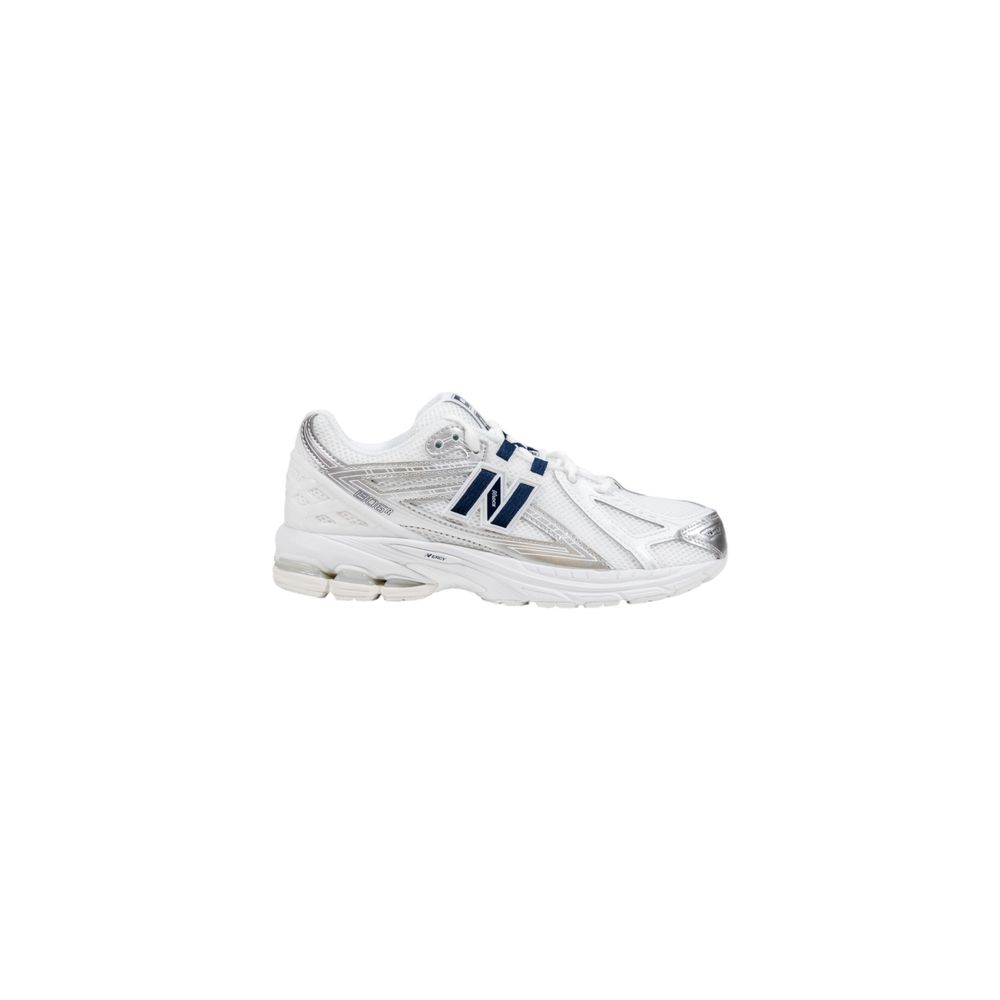 White Synthetic Athletic Sneakers