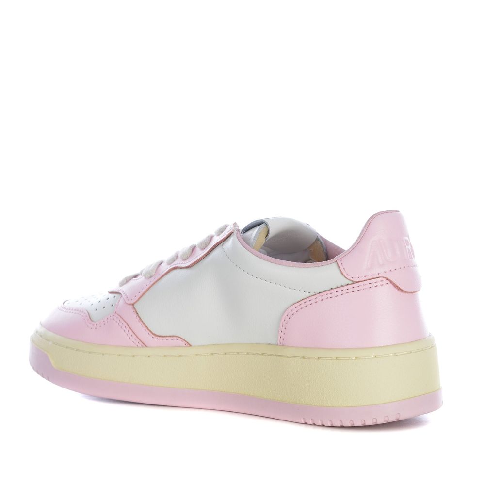 Multicolor Leather Low Top Sneakers