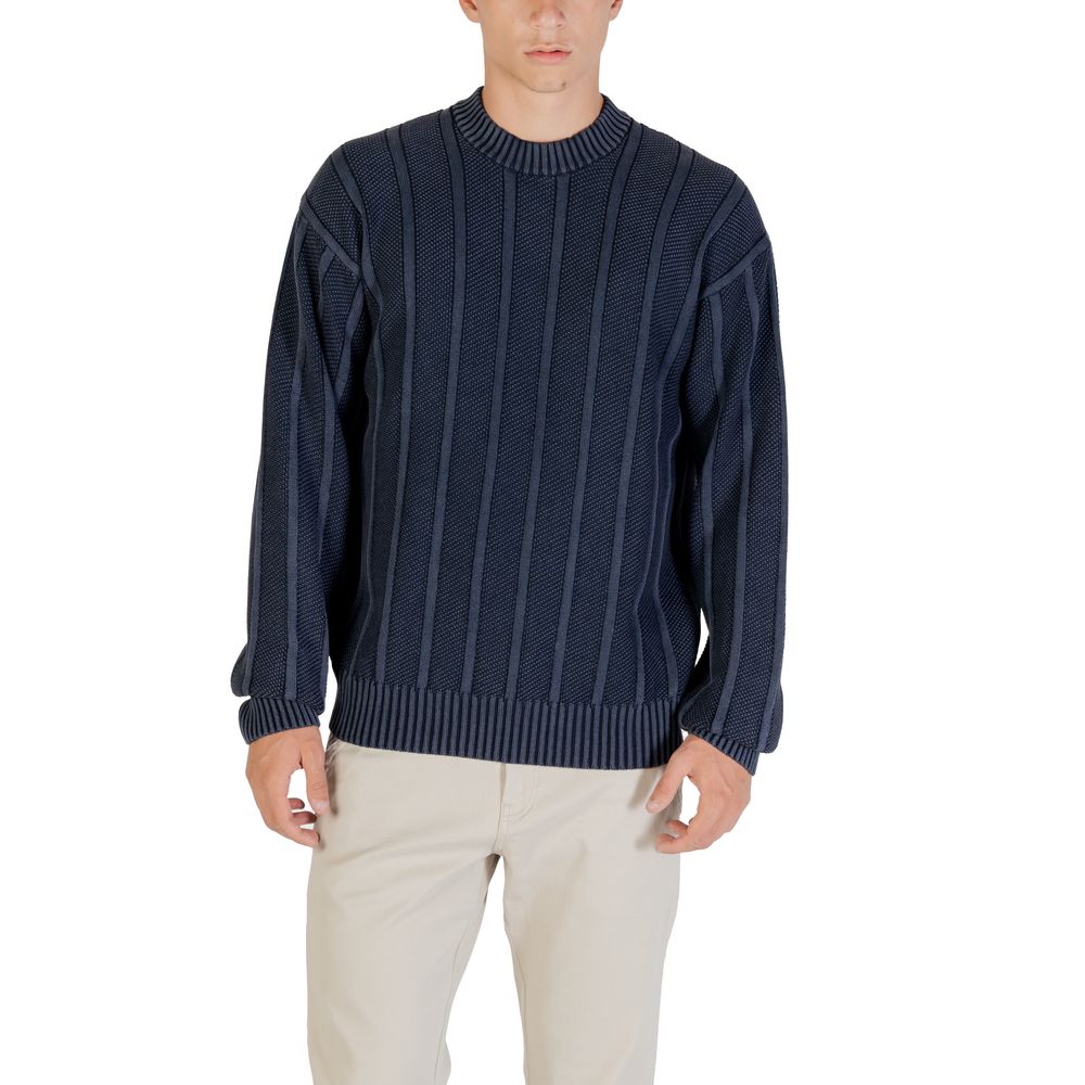 Blue Cotton Sweatshirt