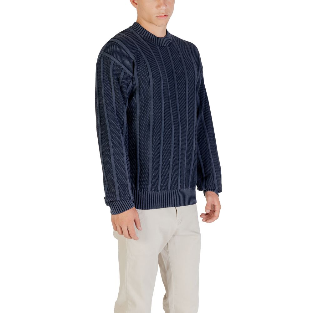 Blue Cotton Sweatshirt