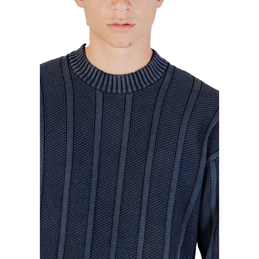 Blue Cotton Sweatshirt