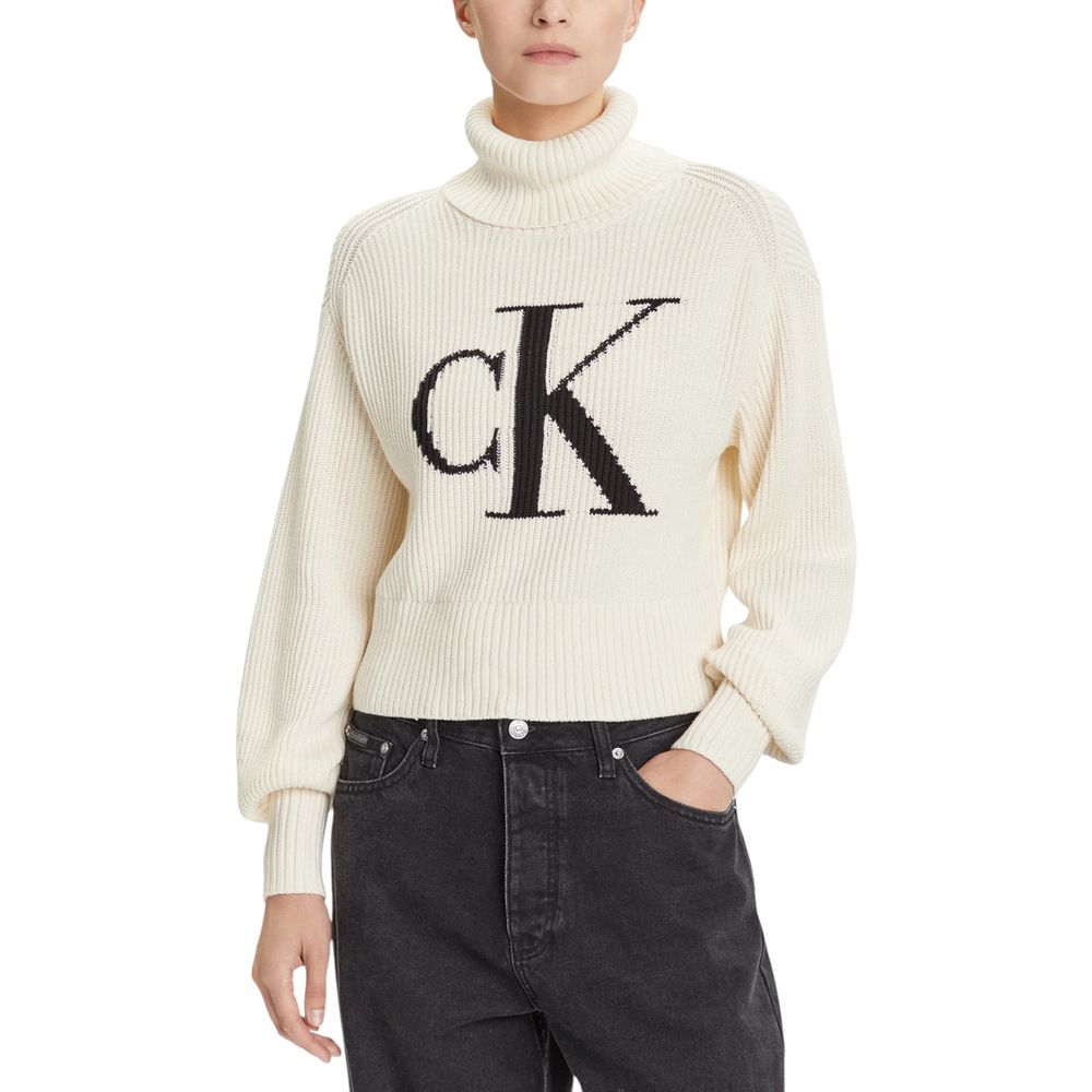 Beige Cotton Sweatshirt