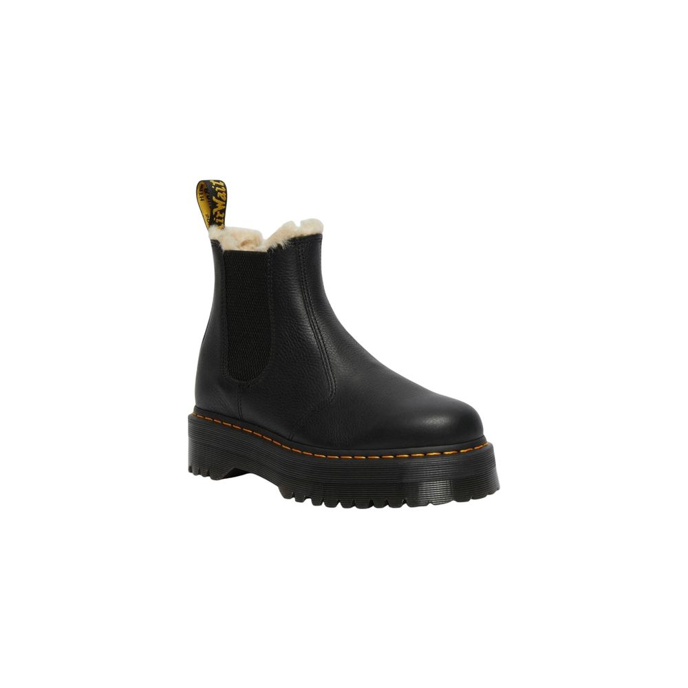 Black Leather Chelsea Boots