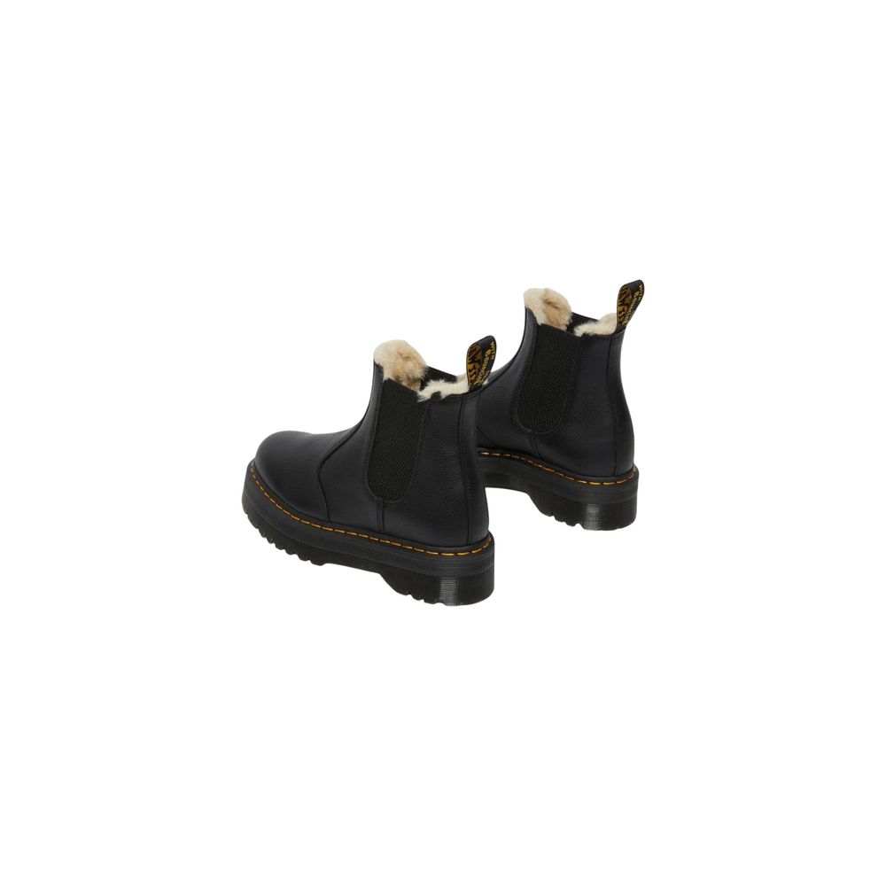 Black Leather Chelsea Boots