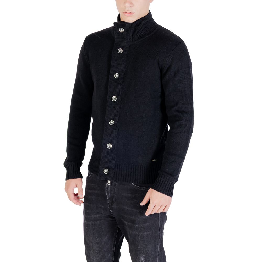 Black Marabou Sweatshirt