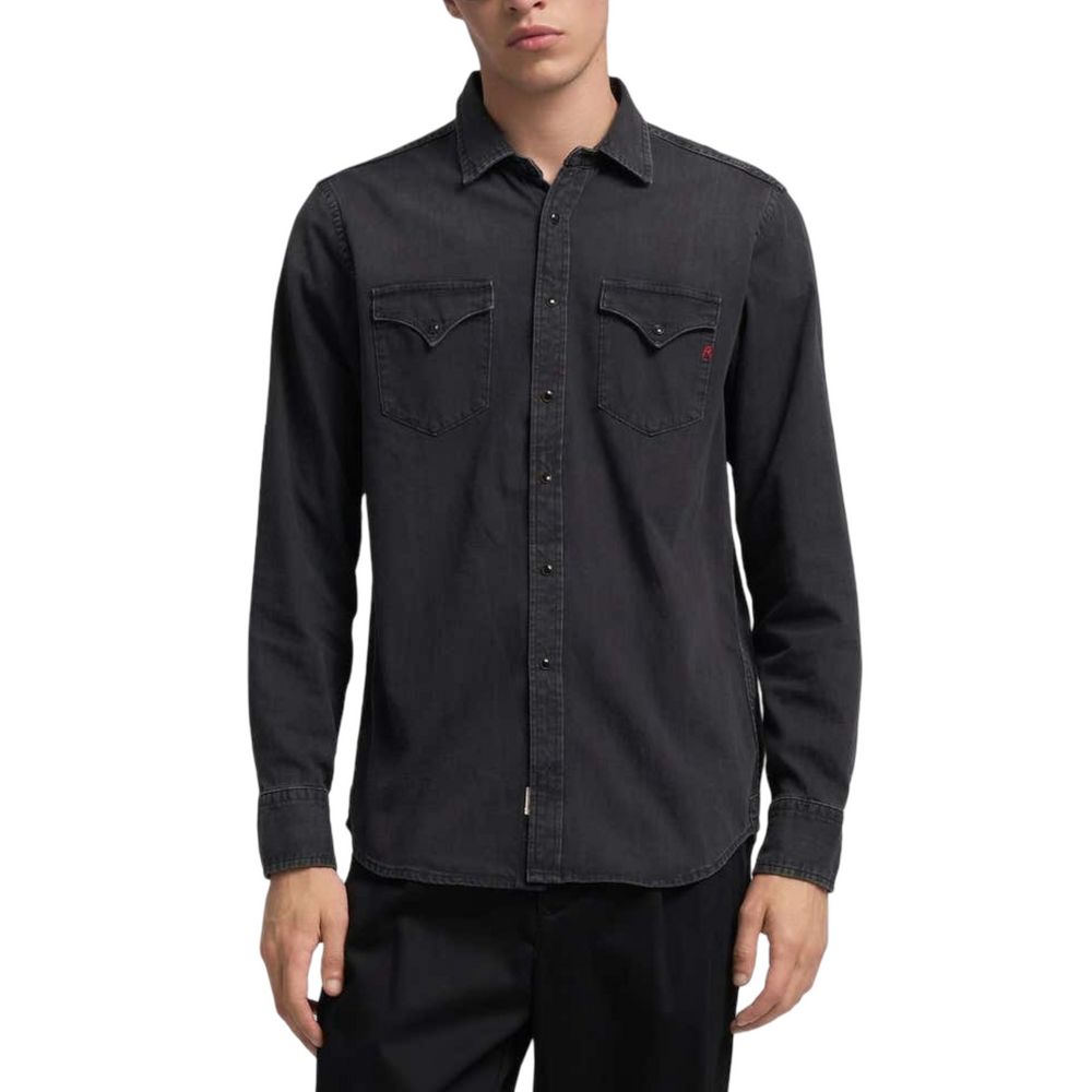 Black Cotton Shirt