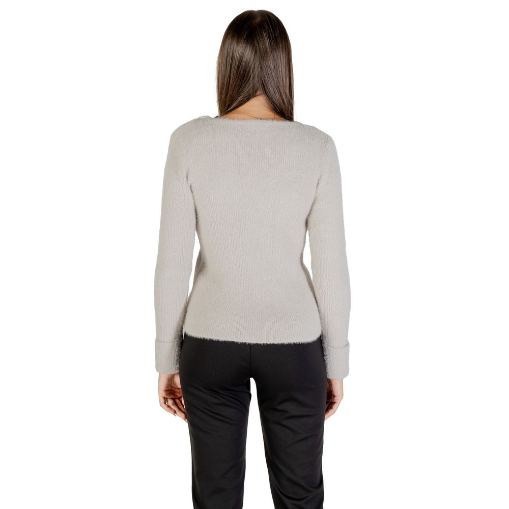 Beige Polyamide Sweatshirt