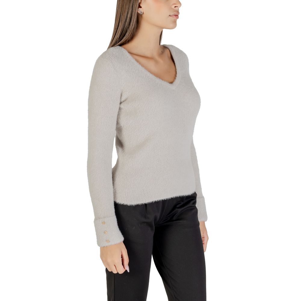 Beige Polyamide Sweatshirt