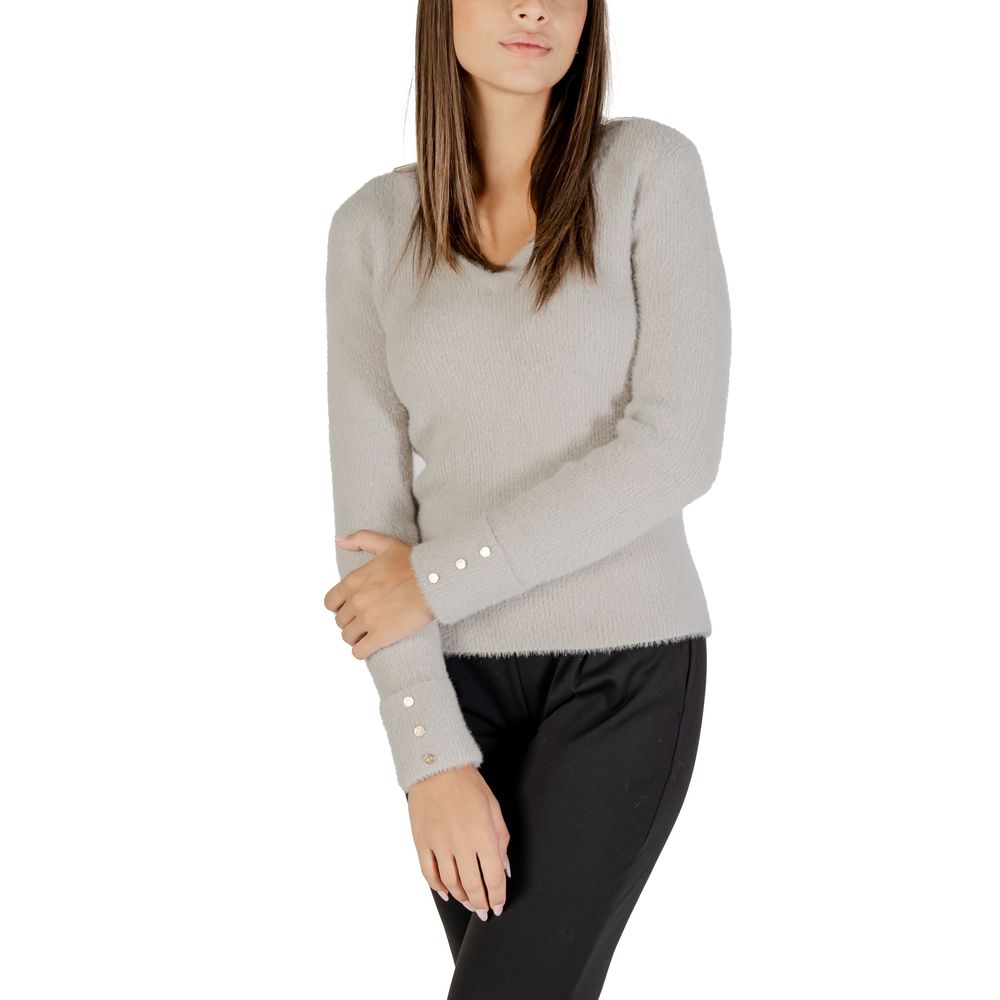 Beige Polyamide Sweatshirt