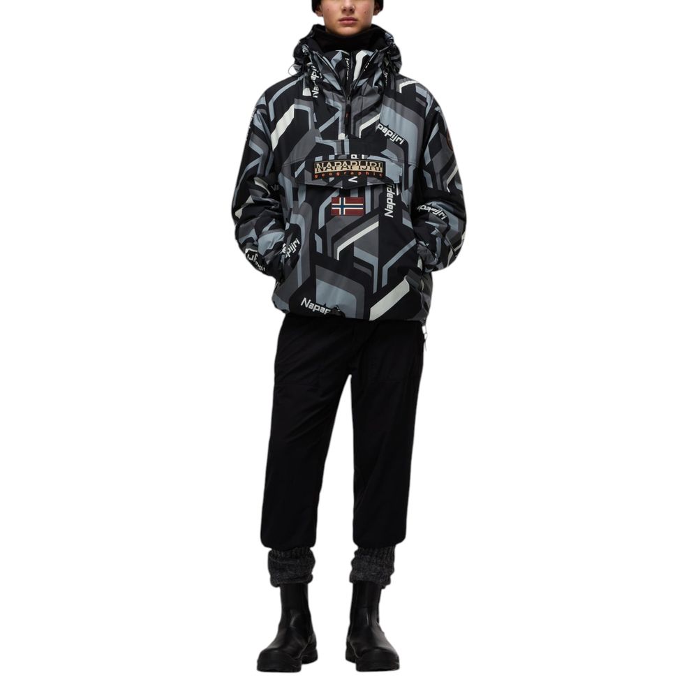 Bicolor Recycled Polyester Shell Jacket