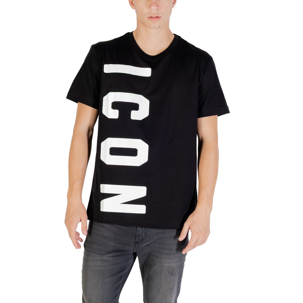 Black And White Cotton T-Shirt