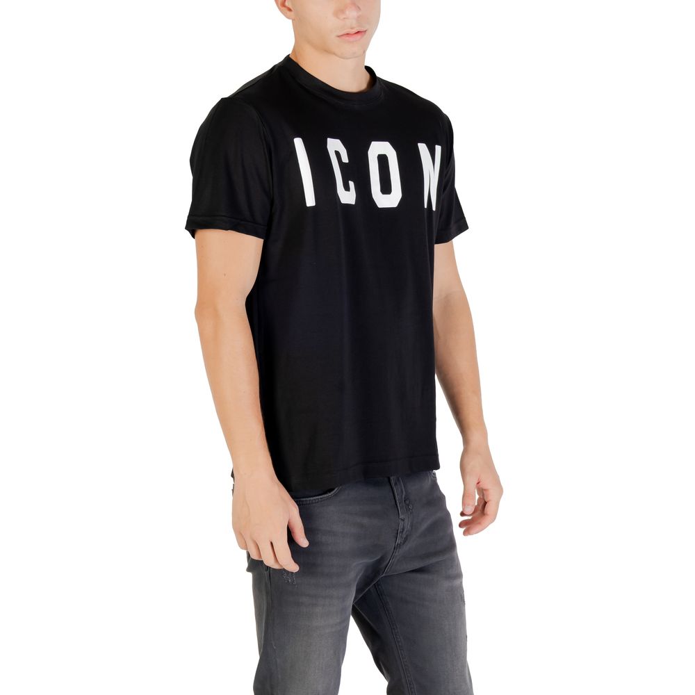 Black And White Cotton T-Shirt