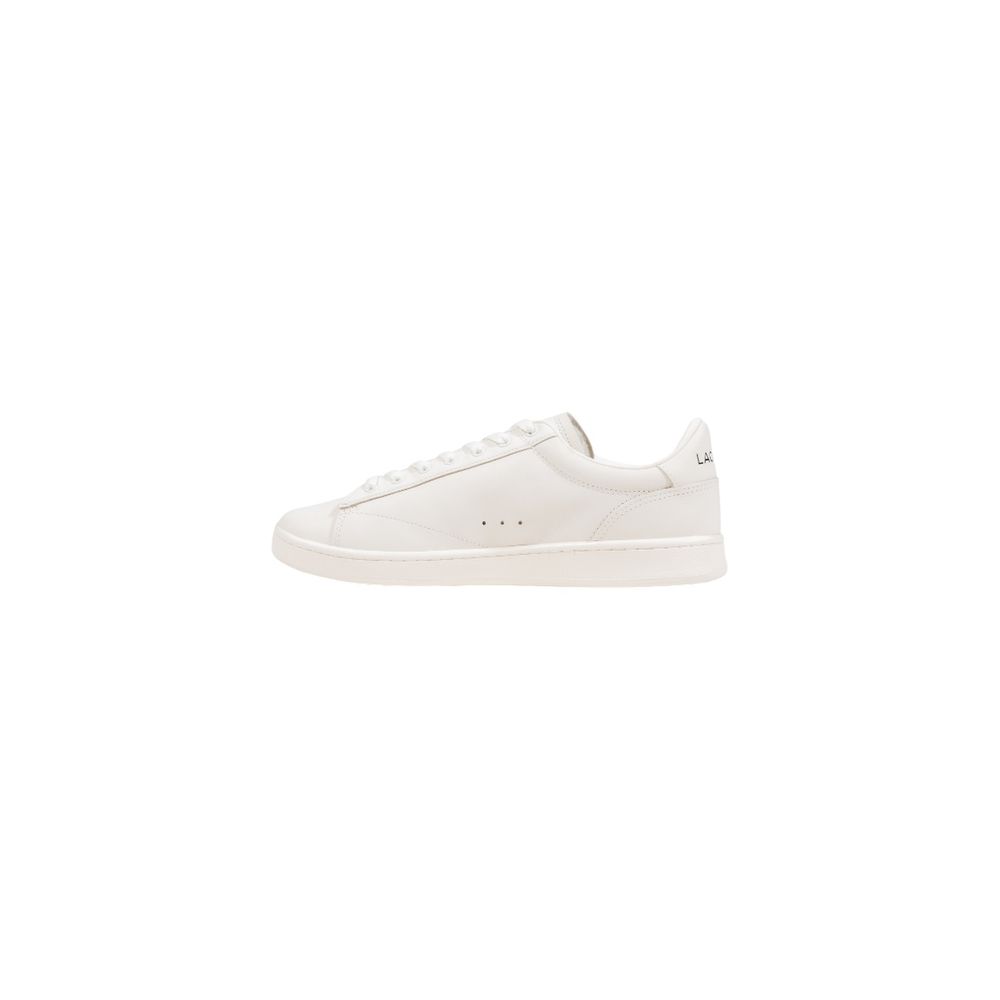 White Leather Low Top Sneakers