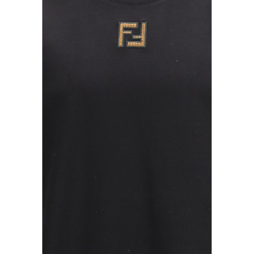 Black Cotton T-Shirt