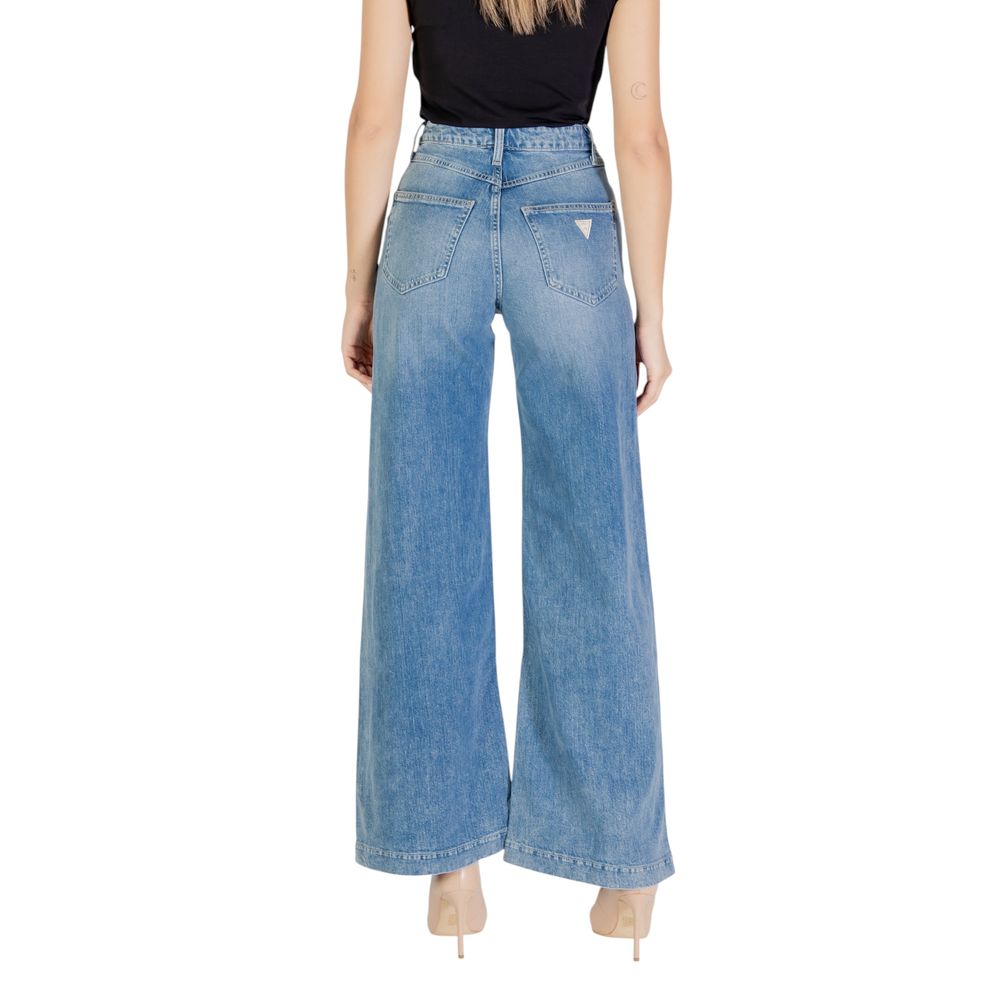 Light Blue Cotton Relaxed Fit Jeans