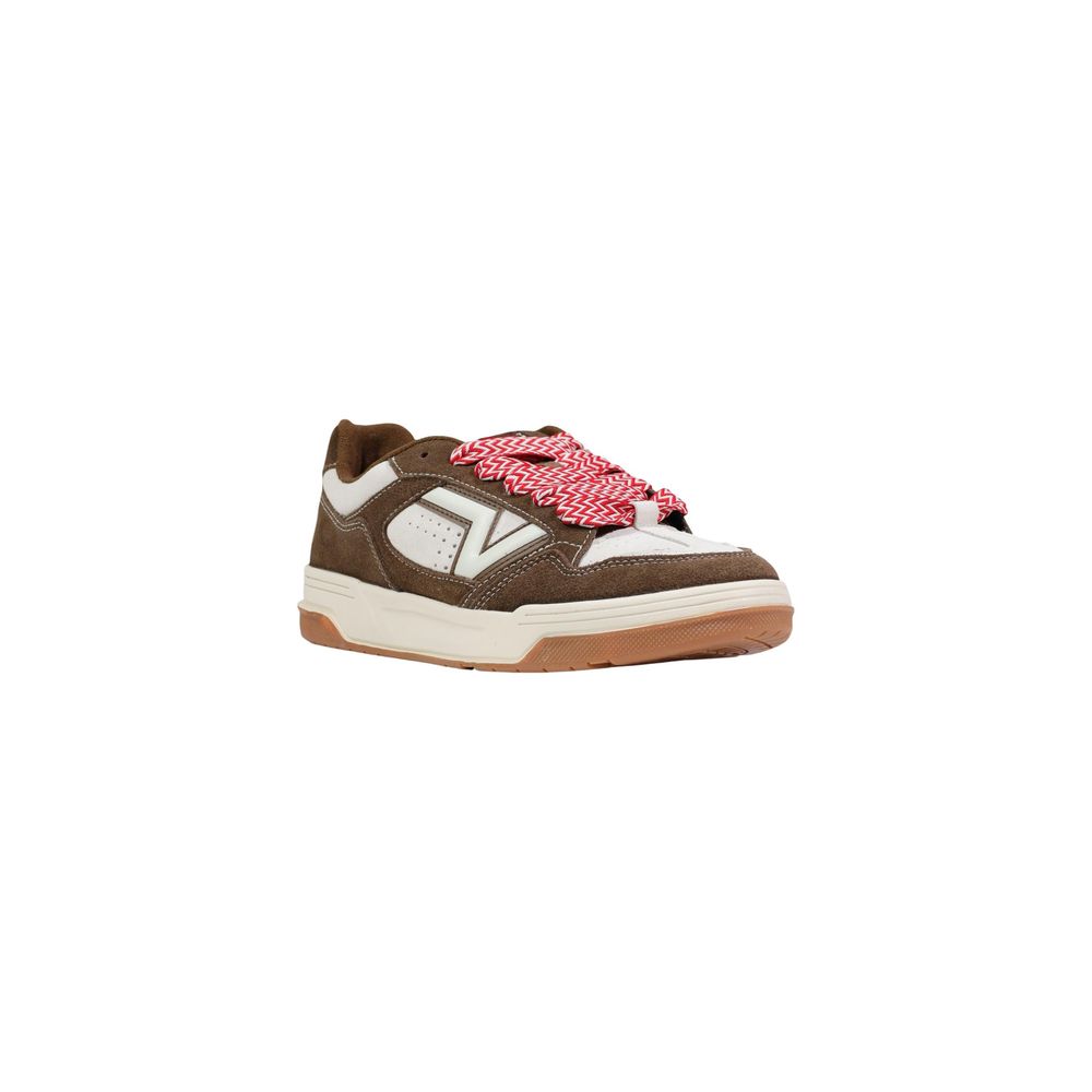 Brown Leather Low Top Sneakers