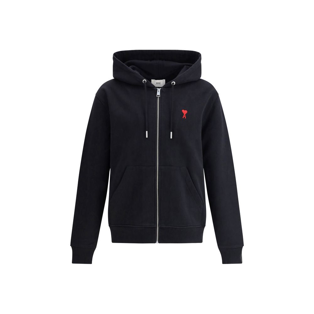 Black Cotton Sweatshirt