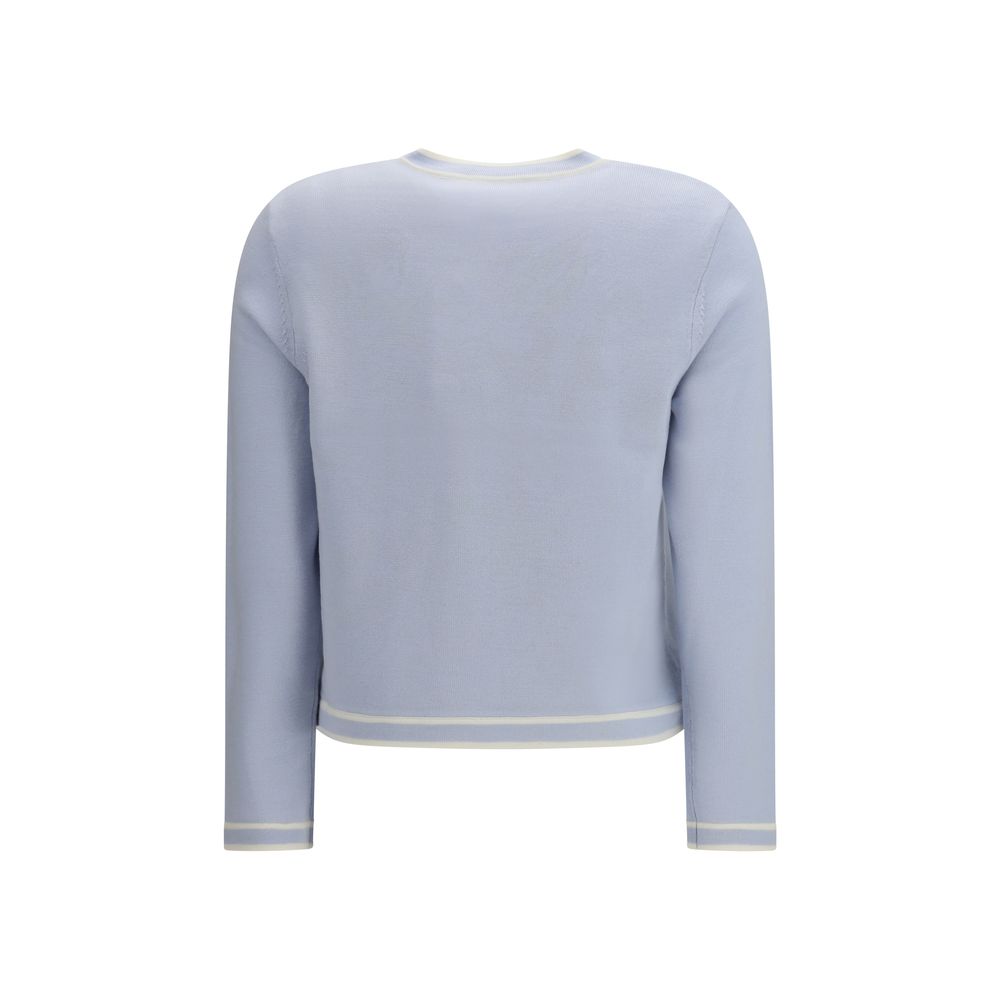 Blue Wool Cardigan