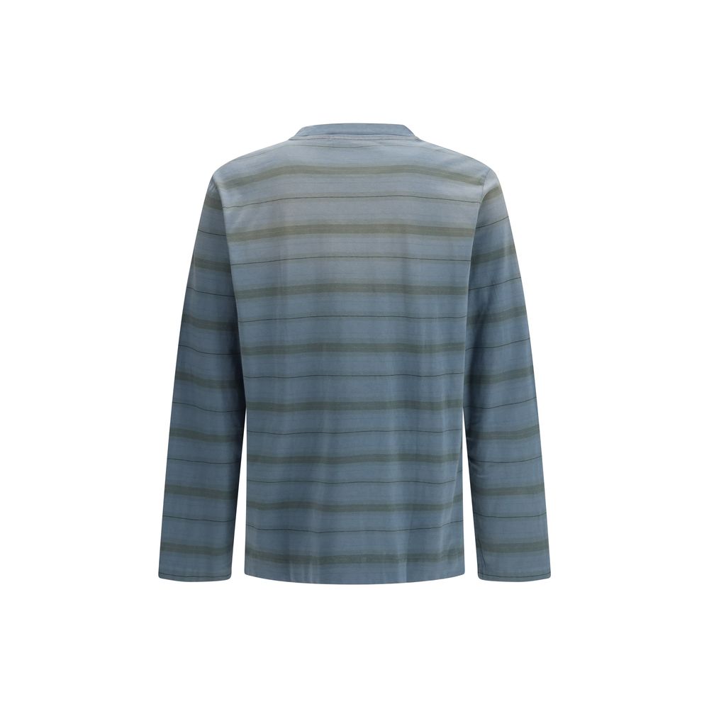 Blue Cotton Pattern Shirt